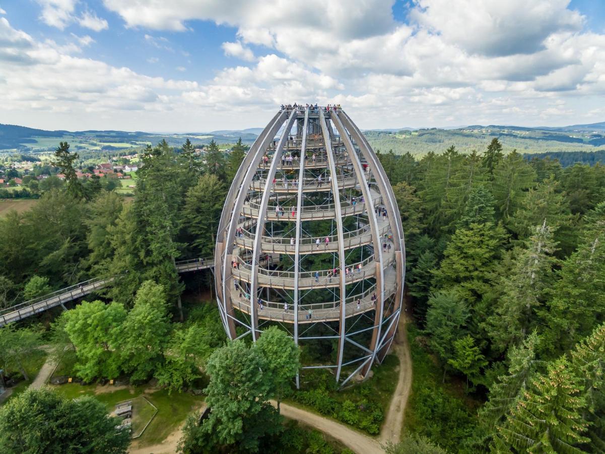400Qm Bayerische Villa 2500Qm Uneinsehbarer Garten In Beliebter Urlaubsregion Freyung Esterno foto