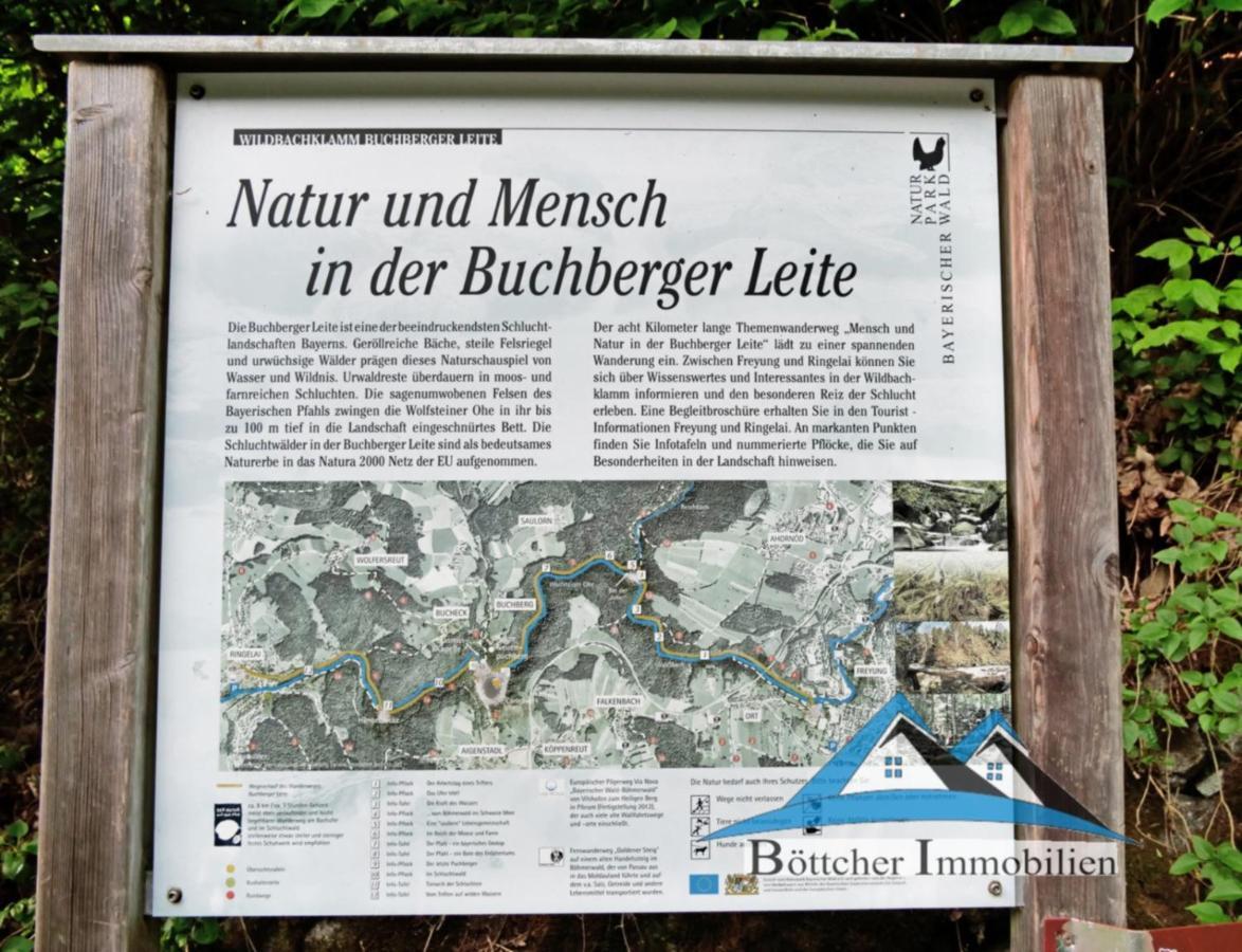 400Qm Bayerische Villa 2500Qm Uneinsehbarer Garten In Beliebter Urlaubsregion Freyung Esterno foto